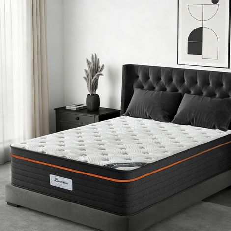 Matelas 140x200cm – Épaisseur 25 cm – Mousse à mémoire de forme haute densité – 7 zones de confort - Anatomique – Conception respirante