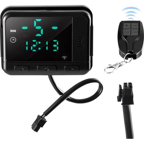 Contrôleur de Chauffage Diesel DC 5 V, Kit de Panneau de Commande pour Réchauffeur de Stationnement 2 kW/5 kW/8 kW, avec Écran LCD et Télécommande, Pièce de Remplacement pour Entretien (1/5)