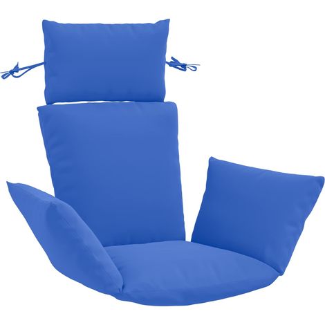 Cuscino Adirondack PUTTEN 100% Poliestere Blu Reale vidaXL (1/5)