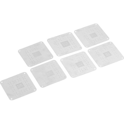 Outil de plantation magnétique puissant, en étain, maille de reballage en acier inoxydable pour la réparation de téléphones portables (maille en acier pour processeur Qualcomm) (1/5)