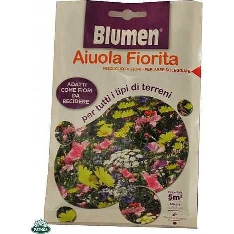 BUSTINA CON SEMI IN MISCUGLIO DI FIORI PER TUTTI I TIPI DI TERRE