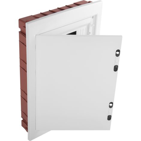 BeMatik - Caja de distribución eléctrica de plástico ABS para empotrar a pared de 54 módulos