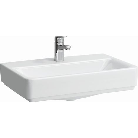 Vasque à poser LAUFEN PRO S 550 x 380 mm, compact sans trop-plein, sans trou pour robinet blanc LAUFEN