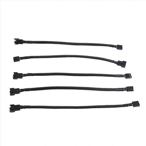 30 cm (11,8 Zoll) langes PWM-Verlängerungskabel für ATX-Gehäuse, 3-Pin- und 4-Pin-Lüfter (1/5)