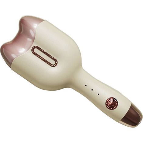 Fer à onduler portable 220 V, matériau PTC, style mignon, pratique et idéal pour la maison et les voyages (jaune) (1/5)