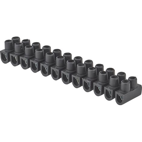 DEBFLEX - BARRETTE DE CONNEXION 2.5 MM² NOIR - 704020 (1/2)