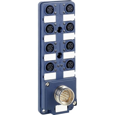 Répartiteur passif IP67 câble 10m connecteur M12 8 voies SCHNEIDER ABE9C1281L10