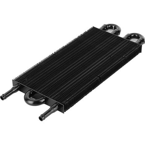 Kit de Refroidisseur de Transmission, Kit de Refroidisseur d'huile avec Accessoires d'installation Refroidisseur d'huile de Transmission en Aluminium à 4 Rangées pour Véhicules (1/5)