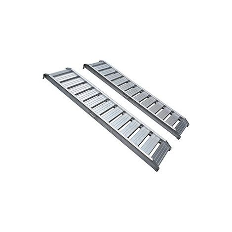 Jeu De 2 Rampes Alu Droites Longueur 200cm, Largeur 37cm, D'une Capacité Maximum De 1600kg/paire