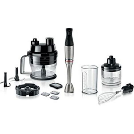 Bosch Haushalt ErgoMaster Serie 6 Stabmixer 1200 W mit Messbecher, mit Mixbecher, Multifunktion, Sch