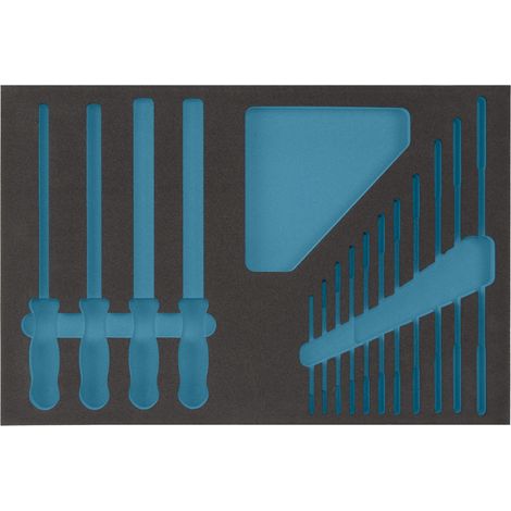 Garniture en mousse souple bimatière 163-55L HAZET (1/2)