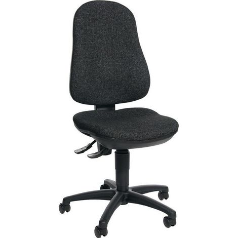 Silla giratoria de oficina con contacto permanente antracita 420-550mm sin puerta respaldo 110kg TOPSTAR (1/4)