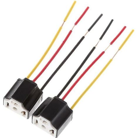 H4/9003 Ceramic Headlight Connector Adapter, Car Bulb Fuse (1/5)