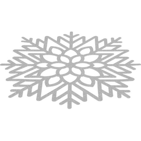 Platzmatte mit Glitter SNOWFLAKE (1/3)
