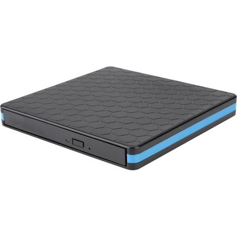 Lecteur optique pour ordinateur, interface à double port et lecteur CD/DVD/RW USB 3.0 multifonctionnel, adapté aux ordinateurs portables, aux ordinateurs de bureau et aux ordinateurs tout-en-un. (1/4)