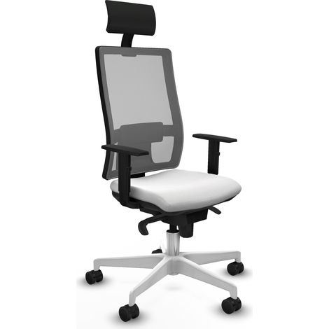 Piqueras et Crespo 1D026N1 Silla de Oficina Confort Blanca