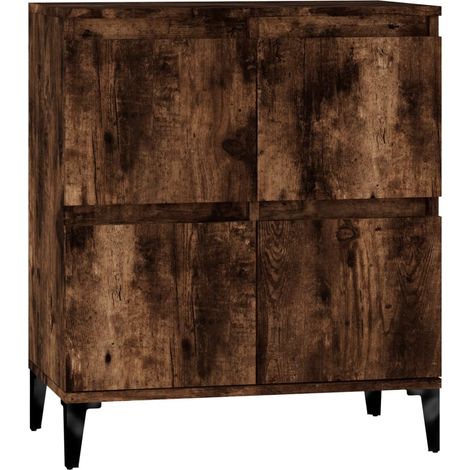 Credenza buffet cassettiera mobile contenitore organizer cucina soggiorno soggiorno 60 x 35 x 70 cm derivati del legno marrone 020030980