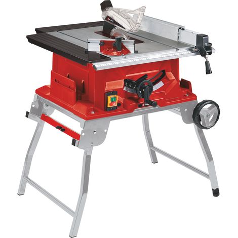Einhell Tischkreissäge TE-TS 250 UF (2.000 Watt, 78 mm Schnitthöhe, Ø 250 mm Sägeblatt, Tischverbreiterung, Winkelanschlag, Parallelanschlag, Trolleyfunktion, Softstart) (1/5)
