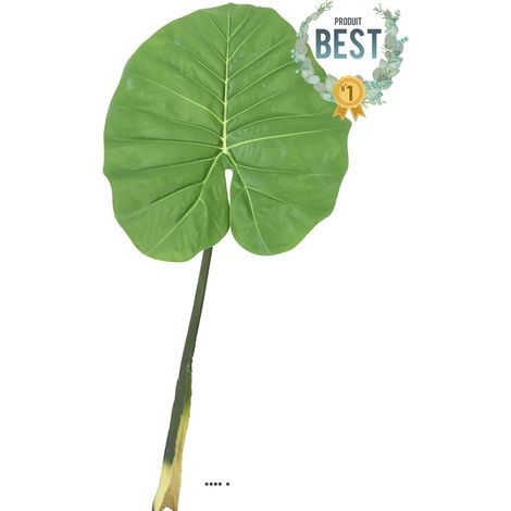 Feuille de Colocasia géante artificielle, H 95 cm - BEST (1/4)