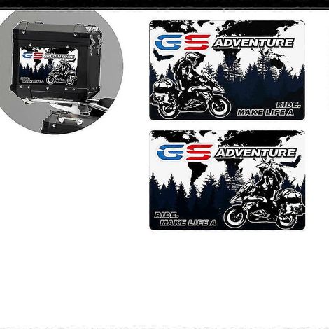 Autocollants pour valises latérales arrière BMW R1200GS, R1150GS, F700GS, F800GS, GS R1200, Advtravelled, coffre à bagages pour moto. (1/5)