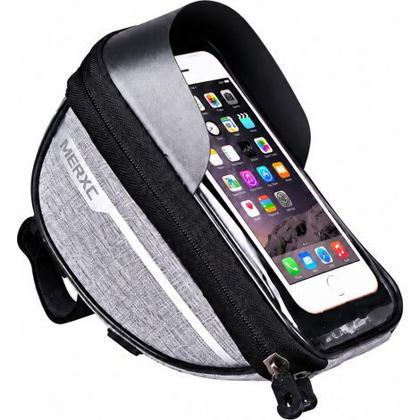 Sacoches de guidon, sacoches de selle imperméables, sacoches de cadre, supports pour téléphone portable, supports pour téléphone portable pour VTT (1/5)