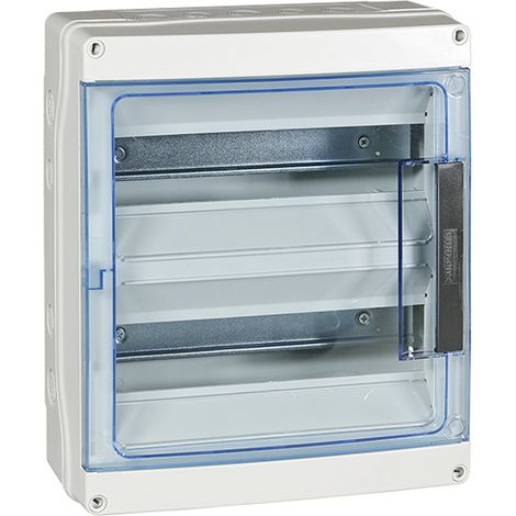 Coffret 2 rang es 24 modules IP65 plastrons entr es directes (membranes) Eur'ohm
