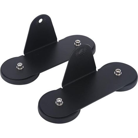 GCDN support magnétique pour fixation de barre de lumière LED, ventouse à base magnétique forte pour fixation de barre de lumière LED sur le toit, 88mm. (1/5)