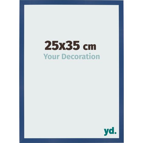 yd. - Cadre photo 25x35 - Bleu Fonce - MDF - Bologna (1/5)