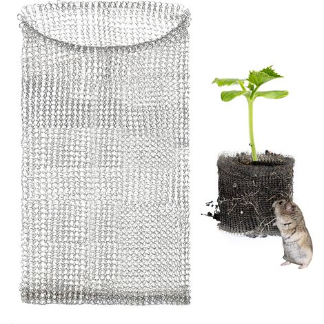 Protezione per le radici delle piante, sacchetto a rete in acciaio inox 304 per frutta, bacche e verdura. (1/5)