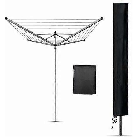 Housse de protection solaire pour portant à vêtements, housse de meuble, avec sac, en tissu Oxford 210D, protection UV (165 x 16 x 16 cm) (1/5)