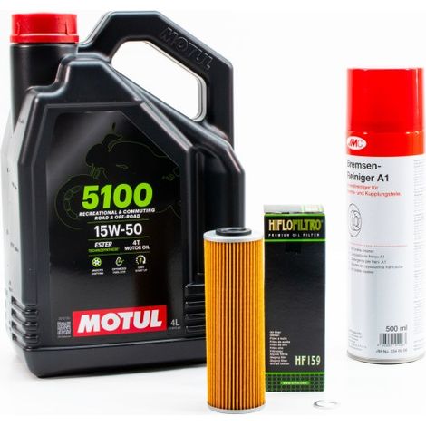 Kit Entretien Vidange pour DUCATI PANIGALE V4 SP de 2021 - MOTUL 5100 15W50 4L