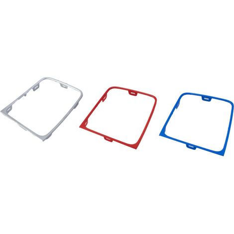 Il s'agit d'un accessoire de modification pour le panneau de levier de vitesses de la boîte automatique de la Volkswagen Golf, disponible en plusieurs couleurs. Un cadre de panneau de levier de vitess