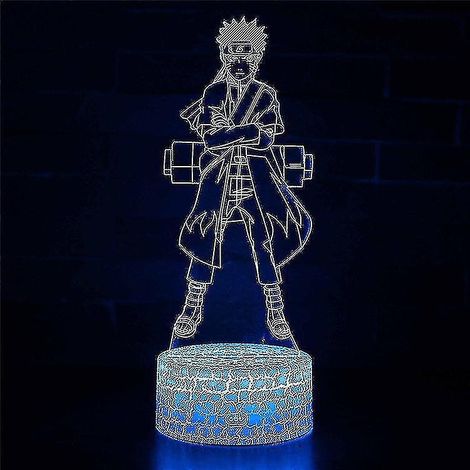 Lampe à illusion 3D, 7 couleurs à changement optique, lumière tactile, USB et télécommande, style Art Déco, pour une ambiance romantique (1/5)