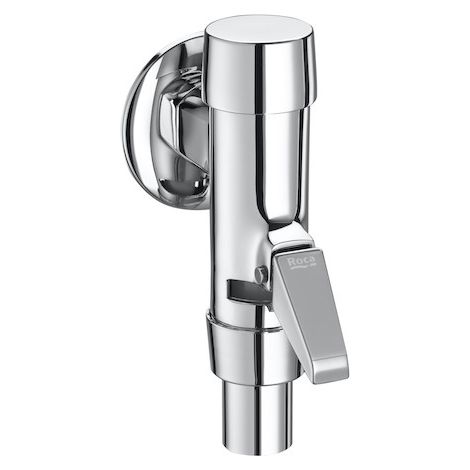 ROCA A5A9477C00 AQUA Fluxor Exterior de 3/4" para Inodoro con Accionamiento Palanca Cromo - ref: A5A9477C00