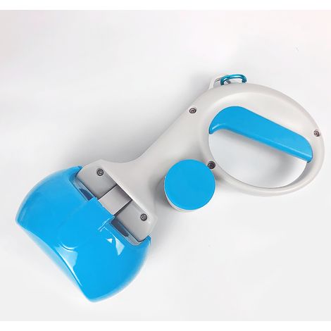Blue Pet Cleaner Stool Bag Shovel Pet Stool Collector Cleaner Collector Scoop Stool with Handle Clip (1/3)