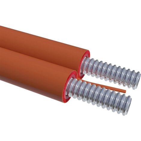 Solar Press tubo binato con cavo elettrico DN 15 acciaio 3/4" spessore acciaio 0,30 mm (prezzo a metro - minimo acquistabile 10 metri e multipli) A01-0001-08225