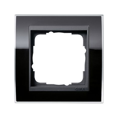GIRA ABDECKRAHMEN 1FACH KLAR SCHWARZ 0211738