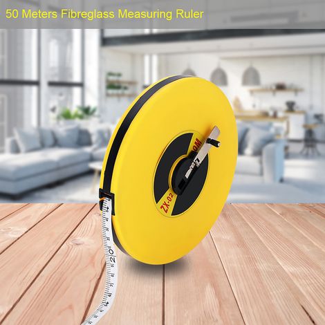 Règle de mesure en fibre de verre de 50 mètres, ruban à mesurer long (1/5)