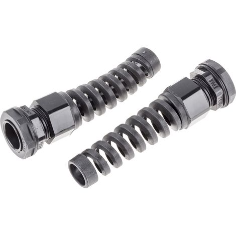 Presse-étoupe PG13.5 en Nylon 66 pour câble de 6mm à 12mm, avec contre-écrous, IP68 ( Prix pour Paquet de 10 )