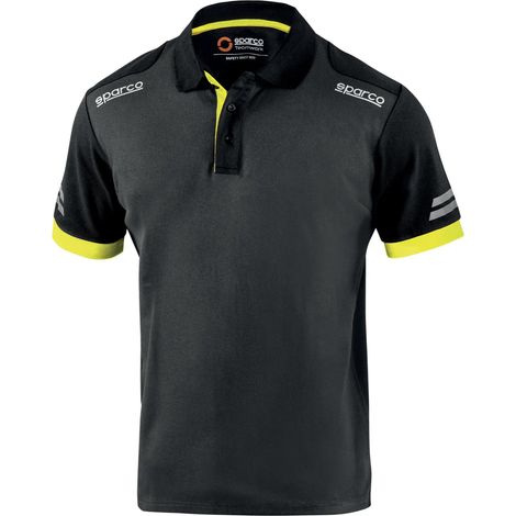 Sparco 02415GSGF Polo Tecnica Toledo Grigio/Giallo L