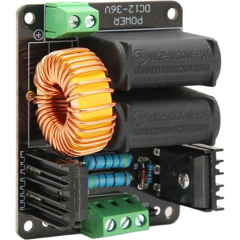 Module ZVS Flyback Driver, module d'alimentation haute tension pour transmission sans fil avec bobine pour lecteur DIY (1/5)
