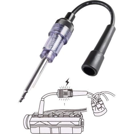 Testeur D'allumage Moteur - 1 Pièce - Acier Et Plastique - Diagnostic Étincelle - Auto Et Tondeuse - 270 mm (1/5)