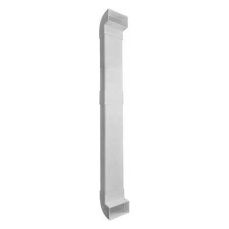 Canal TV par câble encastré 1,5 m blanc