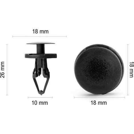 1x clip per pannello cofano Opel Insignia Meriva B (1/5)