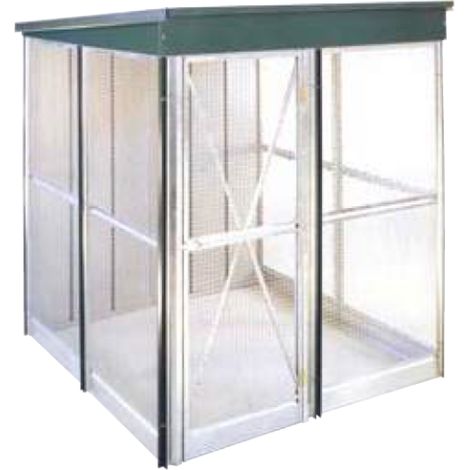 Gabbia box animali Rio 12 Ropet maglia 12x25mm filo 1,5mm 191x191cm