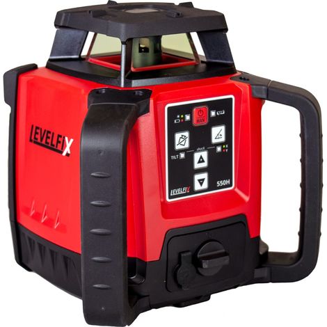 Levelfix 550H Laser rotatif horizontal avec récepteur numérique DLD100R - NETIM - 554500