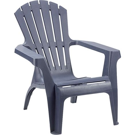 Lot de 2 fauteuils empilables en polypropylène gris anthracite – Dimensions 75x86x86 cm – Confort optimal avec large assise – Ozalide