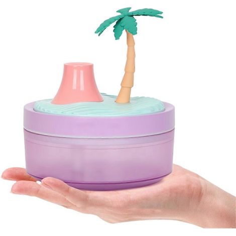 Mini humidificateur mignon en forme de cocotier, humidificateur de bureau pour chambre à coucher -- (1/5)