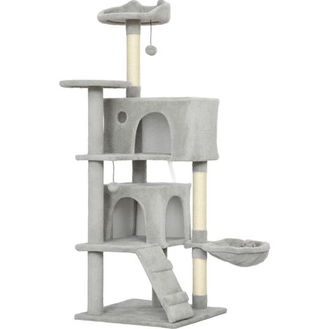 Tiragraffi per gatti con piattaforme e sisal OKMYHOME (1/3)
