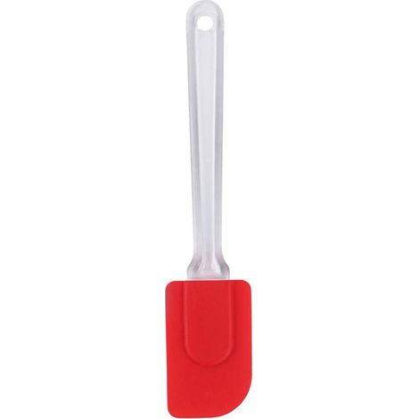 Racloir En Silicone À Long Manche Pour Pâtisserie Et Cuisine - Outil De Raclage Pour Gâteaux Et Desserts - Rouge - 1 Pièce
